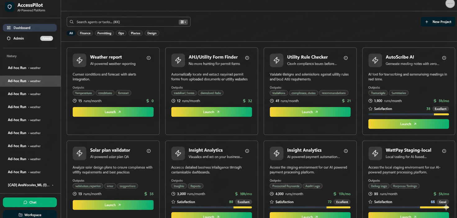 SolarAgentHub Dashboard